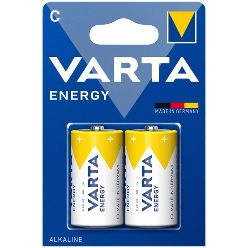 VARTA - ENERGY PILA ALCALINA C LR14 BLISTER*2 - ARTÍCULOS VARIOS - El Arte del Placer