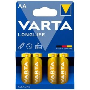VARTA - LONGLIFE PILA ALCALINA AA LR6 BLISTER*4 - ARTÍCULOS VARIOS - El Arte del Placer