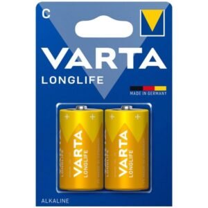 VARTA - LONGLIFE PILA ALCALINA C LR14 BLISTER*2 - ARTÍCULOS VARIOS - El Arte del Placer