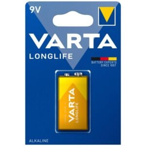 VARTA - LONGLIFE PILA ALCALINA 9V LR61 BLISTER*1 - ARTÍCULOS VARIOS - El Arte del Placer
