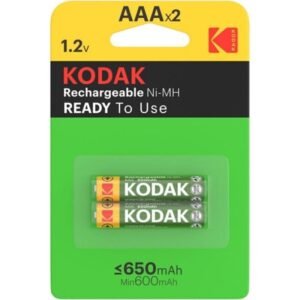 KODAK - PILA RECARGABLE HR03 AAA 650mAh BLISTER*2 - ARTÍCULOS VARIOS - El Arte del Placer