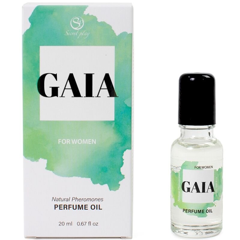 SECRETPLAY - GAIA PERFUME NATURAL FEROMONAS EN ACEITE PARA MUJER 20 ML - DROGUERÍA - El Arte del Placer