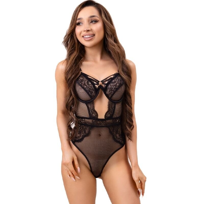 LIVCO CORSETTI FASHION – PAULA LC 20209 BODY CON ADORNOS DE ENCAJE - Bodys - El Arte del Placer