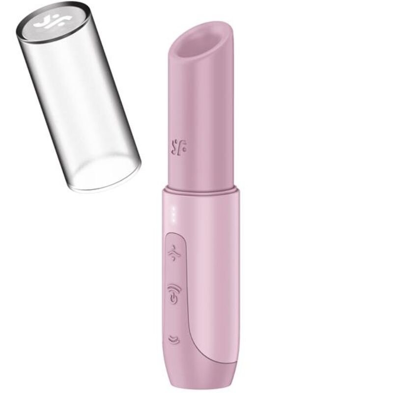 SATISFYER - SECRET KISS ESTIMULADOR CLÍTORIS POR ONDAS ROSA - Estimuladores - El Arte del Placer