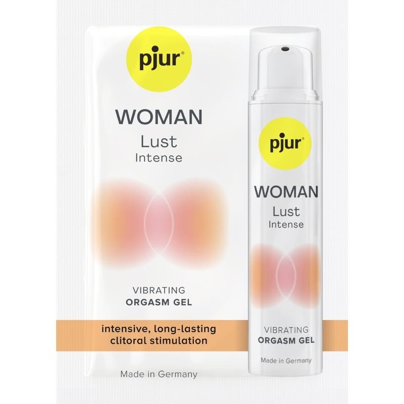 PJUR - WOMAN LUST INTENSE MONODOSIS GEL VIBRADOR PARA ORGASMO 1.5 ML - DROGUERÍA - El Arte del Placer