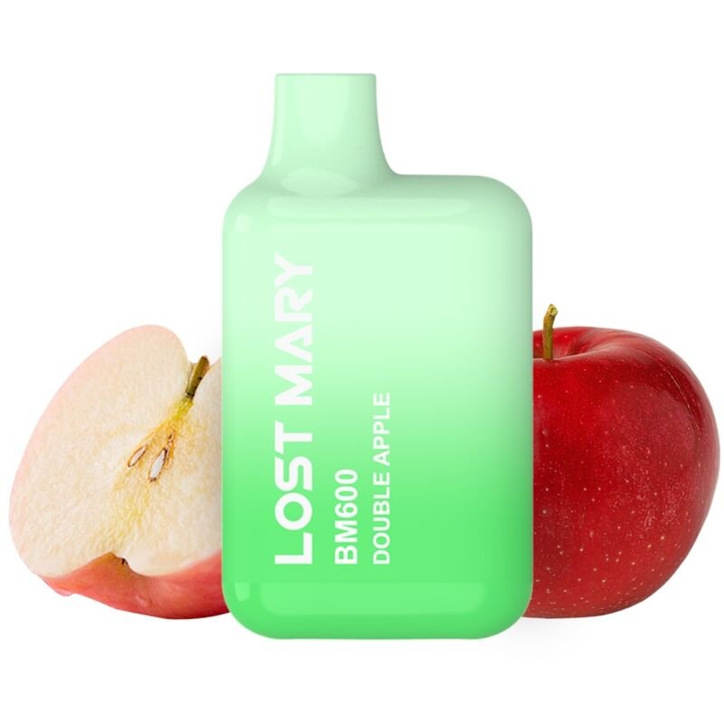LOST MARY - BM600 VAPER NICOTINA 2% DESECHABLE SABOR DOBLE MANZANA - ARTÍCULOS VARIOS - El Arte del Placer