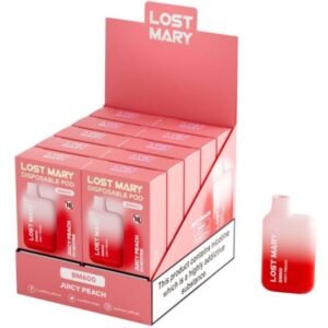 LOST MARY - BM600 VAPER NICOTINA 2% DESECHABLE SABOR MELOCOTÓN - ARTÍCULOS VARIOS - El Arte del Placer