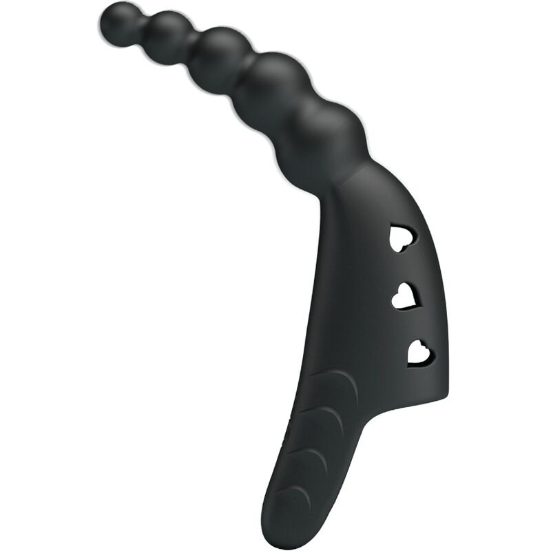 PRETTY LOVE - JORDIN VIBRADOR DE DEDO 10 VIBRACIONES NEGRO - JUGUETES BIENESTAR - El Arte del Placer
