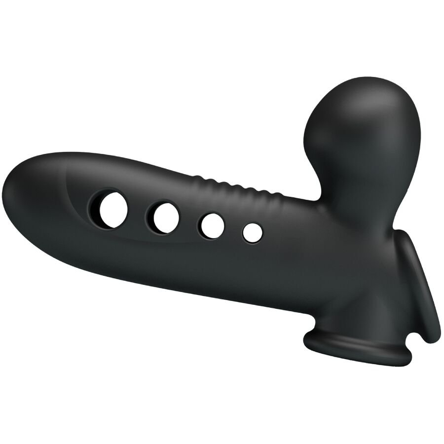 PRETTY LOVE - CRANE FUNDA PARA PENE CON AIRBAG NEGRO - Accesorios para el pene - El Arte del Placer