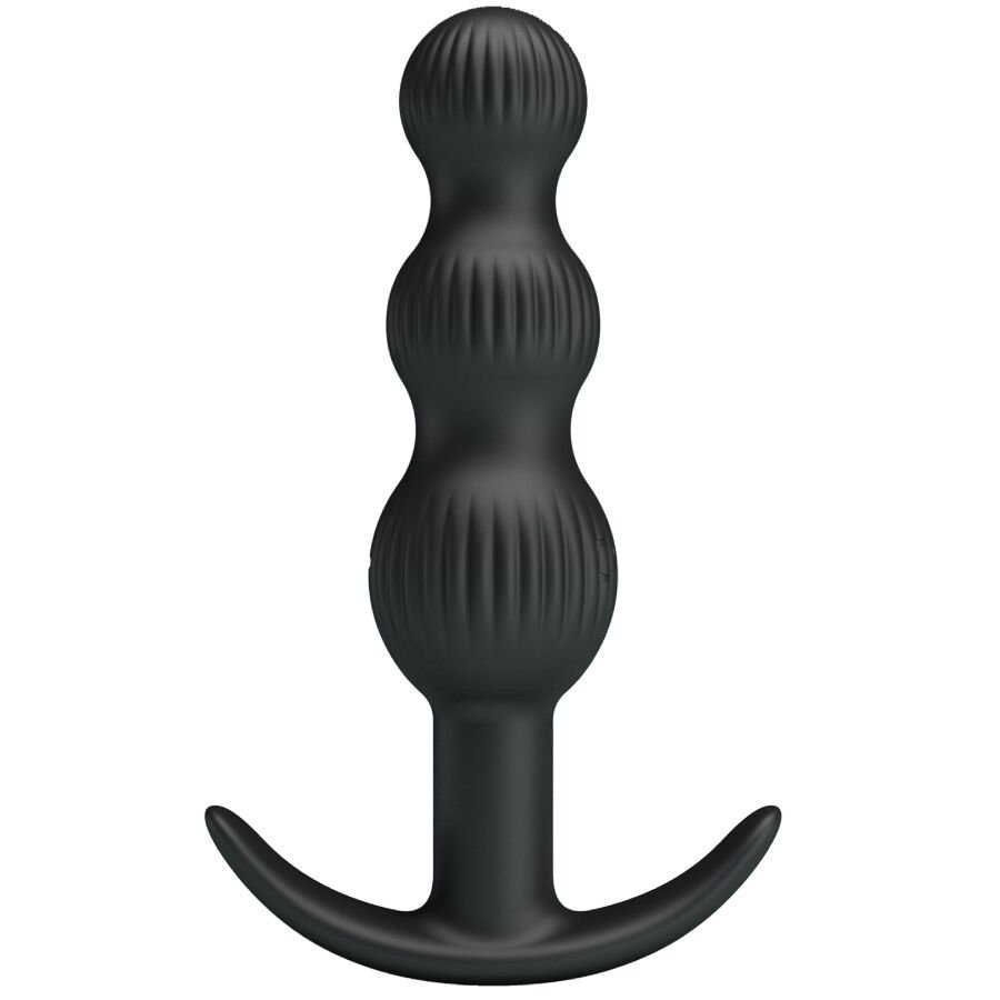 PRETTY LOVE - SIDNEY VIBRADOR ANAL 10 VIBRACIONES NEGRO - JUGUETES BIENESTAR - El Arte del Placer