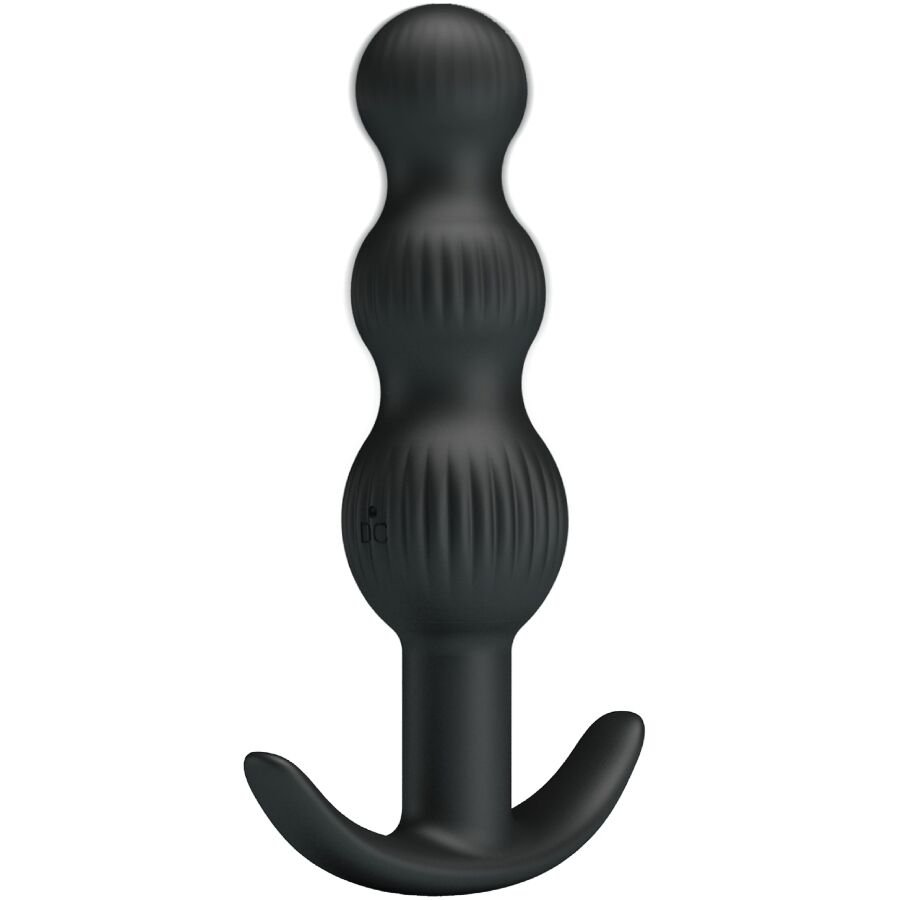 PRETTY LOVE - SIDNEY VIBRADOR ANAL 10 VIBRACIONES NEGRO - JUGUETES BIENESTAR - El Arte del Placer