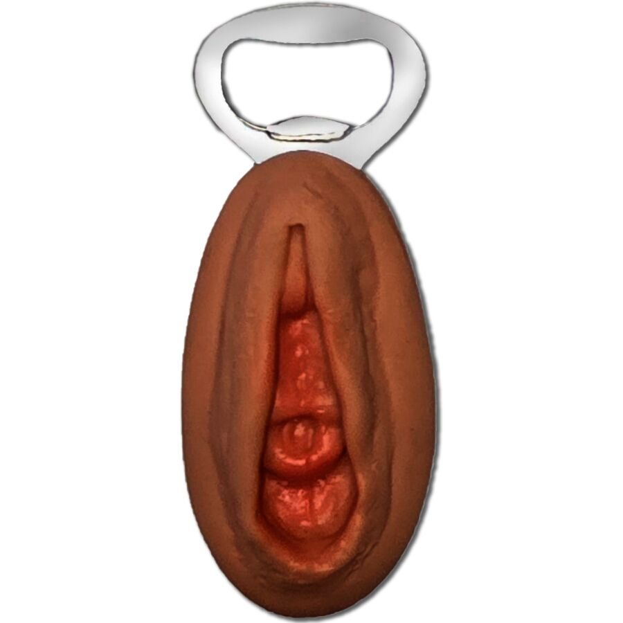 DIABLO PICANTE - ABRIDOR CON FORMA VAGINA MULATA - Artículos divertidos - El Arte del Placer
