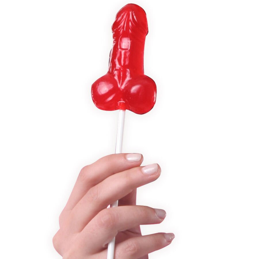 SECRETPLAY - PIRULETA PENE GOMINOLA FRESA - ARTÍCULOS VARIOS - El Arte del Placer