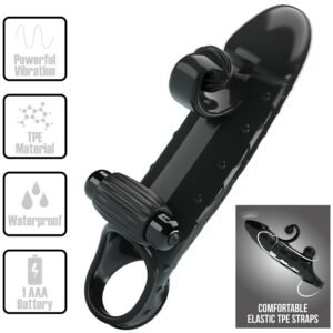 Romance - Funda Para Pene Con Vibración Negro