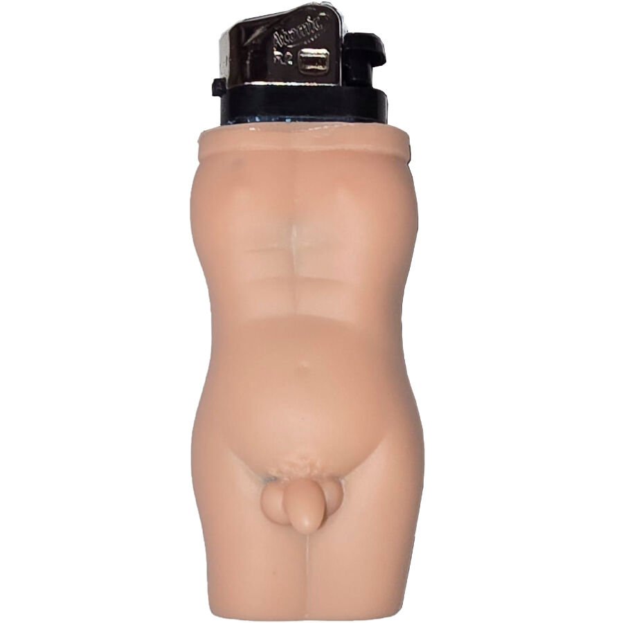 DIABLO PICANTE - MECHERO CUERPO HOMBRE NATURAL - Artículos divertidos - El Arte del Placer
