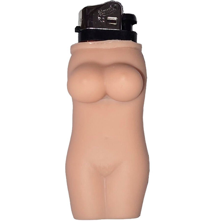 DIABLO PICANTE - MECHERO CUERPO MUJER NATURAL - Artículos divertidos - El Arte del Placer