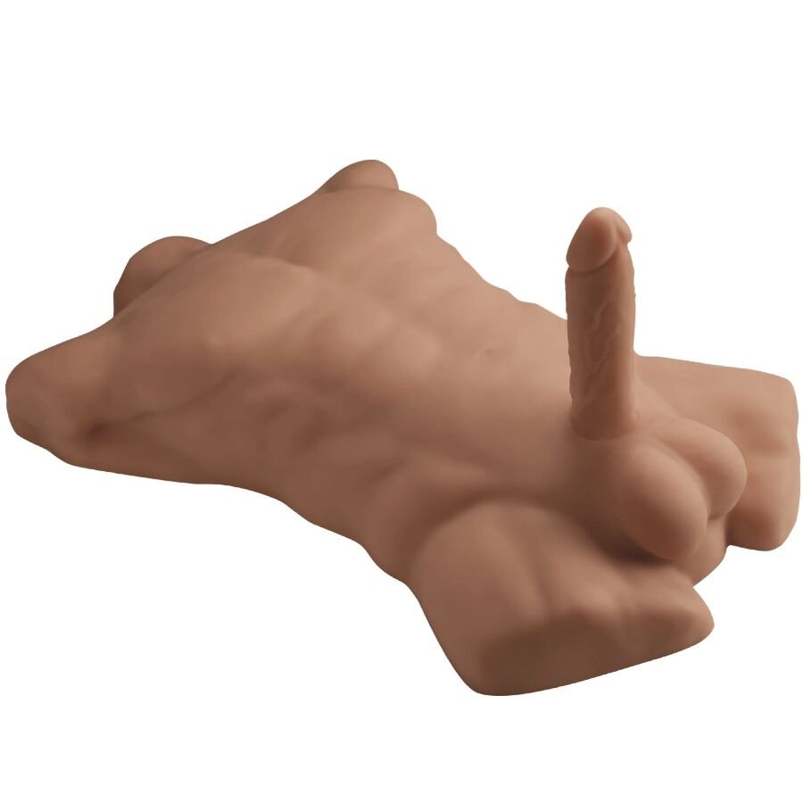 SILEXD - APOLLO L TORSO REALÍSTICO MASCULINO CARAMELO - JUGUETES BIENESTAR - El Arte del Placer