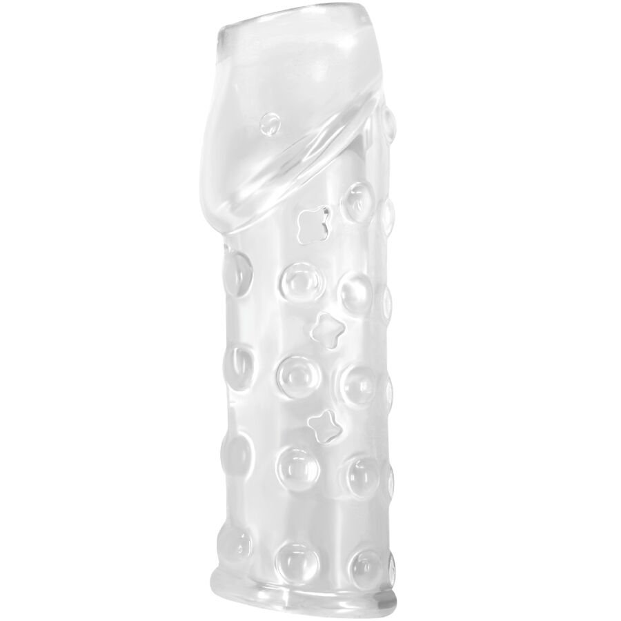 PRETTY LOVE - FUNDA PARA PENE APRETADA Y VOLUMINIZADORA TRANSPARENTE - Accesorios para el pene - El Arte del Placer