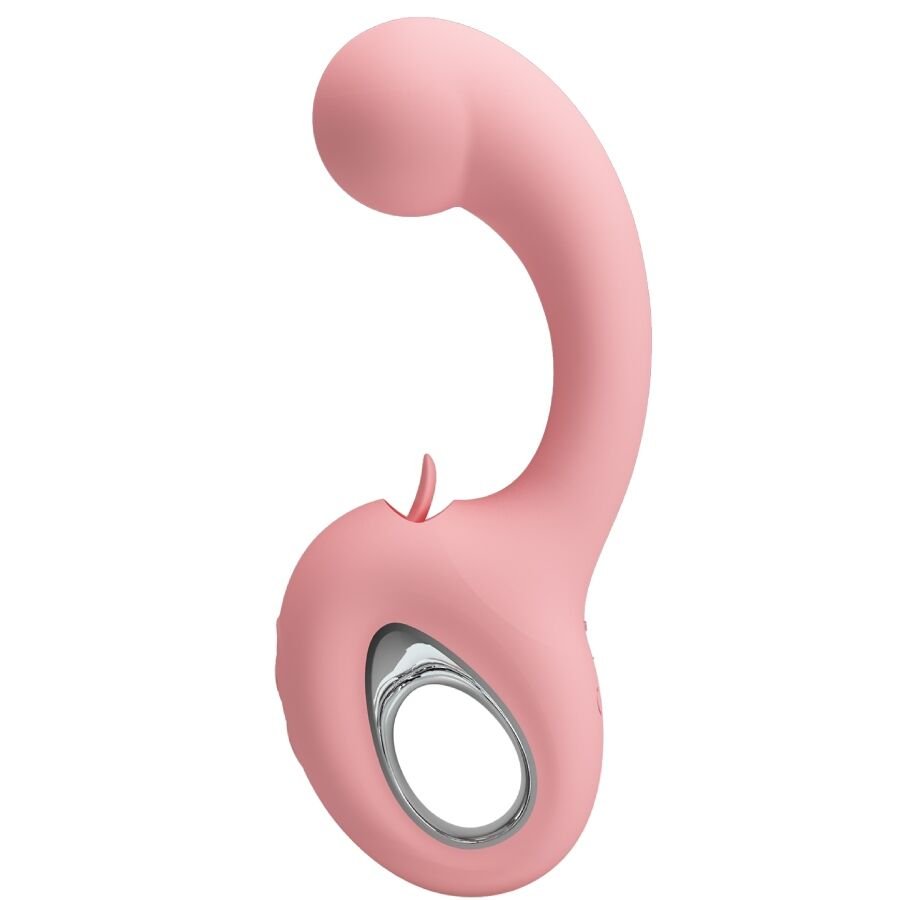 PRETTY LOVE - ERYNNYES VIBRADOR PUNTO G + ESTIMULADOR CLÍTORIS 10 VIBRACIONES ROSA - JUGUETES BIENESTAR - El Arte del P…