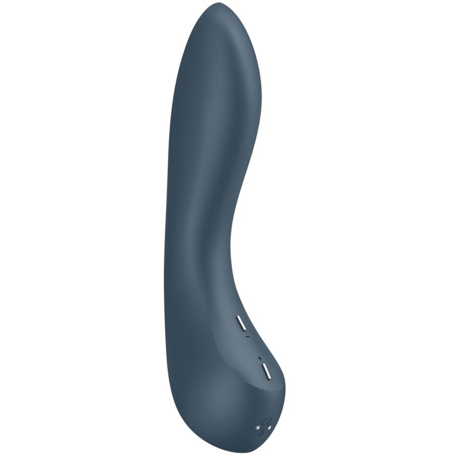 SATISFYER - G-SPOT WAVE 4 VIBRADOR 12 PROGRAMAS DE VIBRACIÓN GRIS OSCURO - JUGUETES BIENESTAR - El Arte del Placer