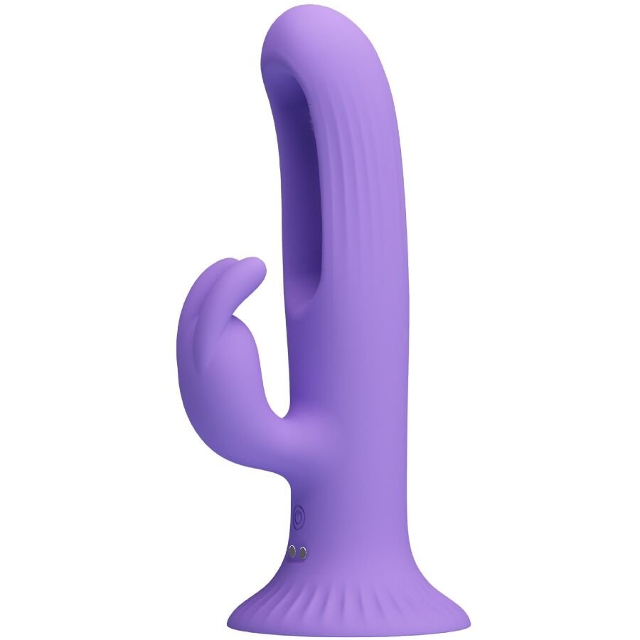 PRETTY LOVE - KILLMOULIS VIBRADOR RABBIT 12 MODOS DE VIBRACIÓN MORADO - JUGUETES BIENESTAR - El Arte del Placer