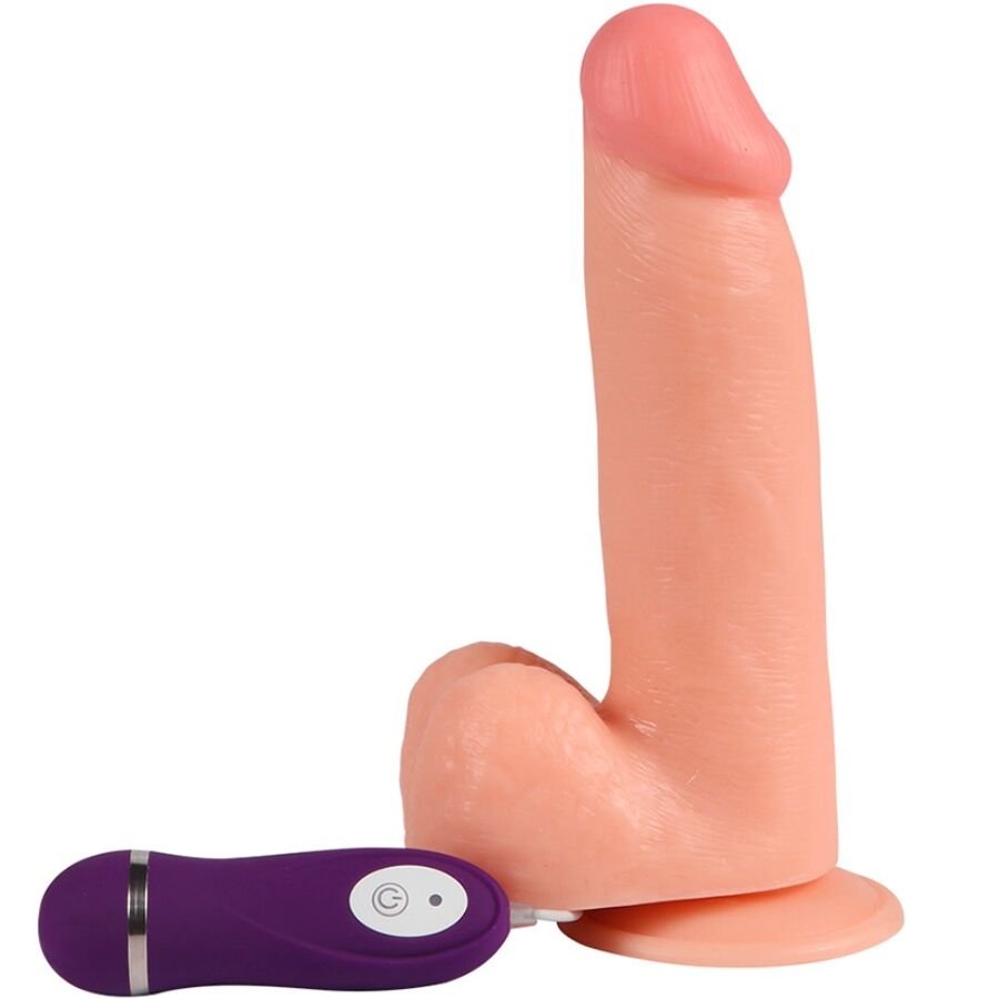 SHEQU - PHANTOM DILDO VIBRADOR CON CONTROL REMOTO 20 CM - JUGUETES BIENESTAR - El Arte del Placer