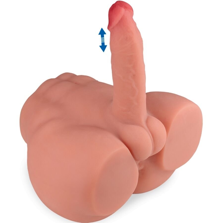 XISE - FREDERICO MASTURBADOR DILDO REALÍSTICO POSICIÓN FRONTAL CON THRUSTING 15 CM - JUGUETES BIENESTAR - El Arte del P…