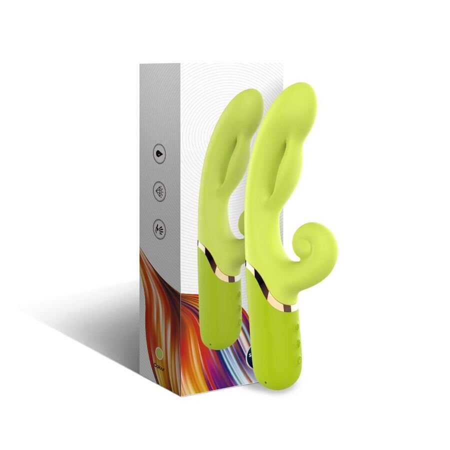 ARMONY - VIBRADOR ESTIMULADOR PUNTO A INFLABLE VERDE - JUGUETES BIENESTAR - El Arte del Placer