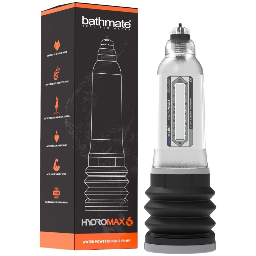 BATHMATE - HYDROMAX 6 TRANSPARENTE - Accesorios para el pene - El Arte del Placer