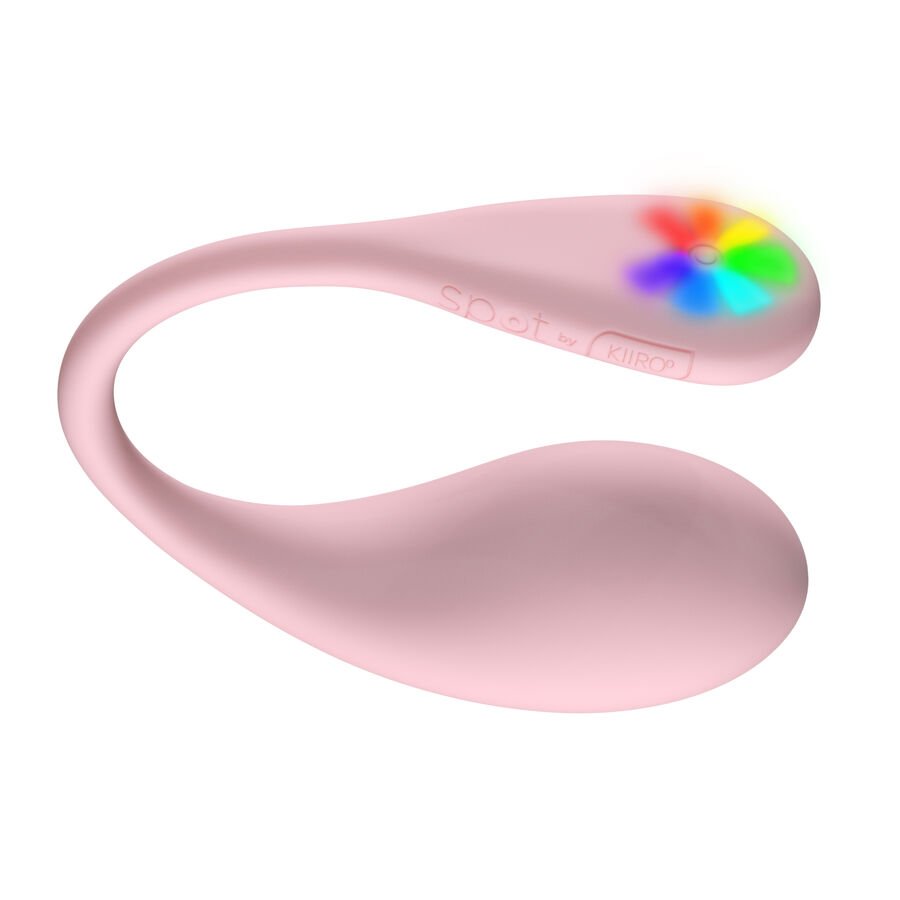KIIROO - SPOT KISS ME VIBRADOR FORMA U ROSA - JUGUETES BIENESTAR - El Arte del Placer