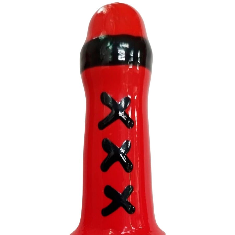 CONDOMERIE - PRESERVATIVO DECORATIVO PINTADO A MANO MSTERDAM ROJO - PRESERVATIVOS - El Arte del Placer