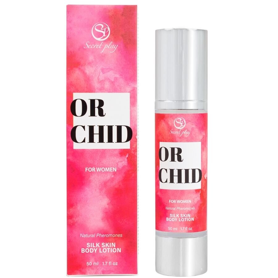 SECRETPLAY - ORCHID LOCIÓN PIEL DE SEDA PARA MUJERES 50 ML - Aceites sin sabores - El Arte del Placer