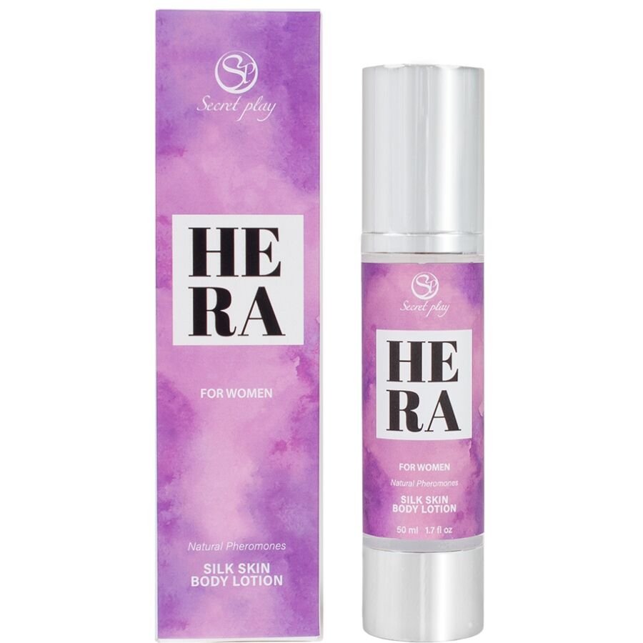 SECRETPLAY - HERA LOCIÓN PIEL DE SEDA PARA MUJERES 50 ML - Aceites sin sabores - El Arte del Placer
