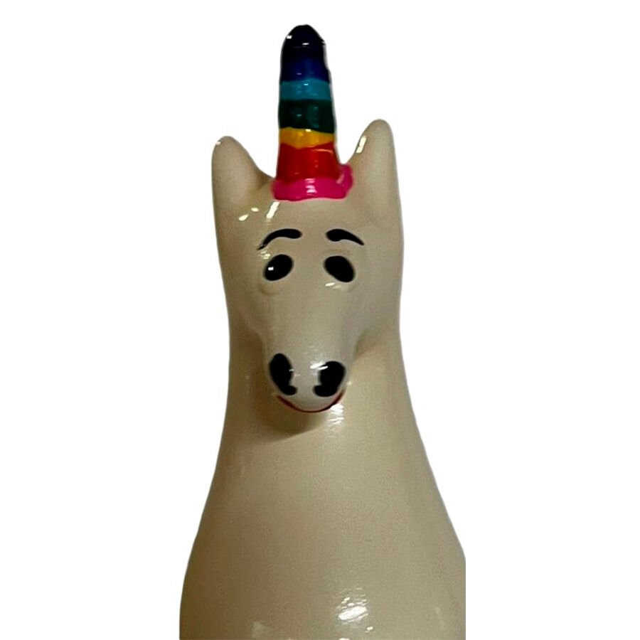 CONDOMERIE - PRESERVATIVO DECORATIVO PINTADO A MANO ARCOÍRIS UNICORNIO - PRESERVATIVOS - El Arte del Placer