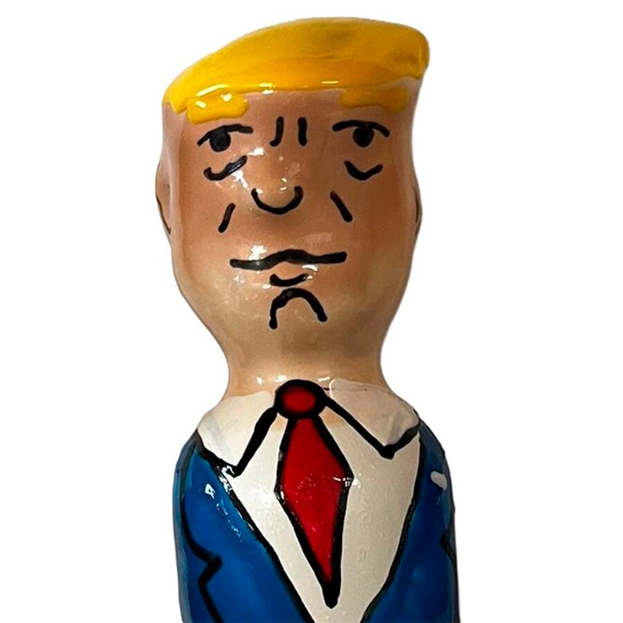 CONDOMERIE – PRESERVATIVO DECORATIVO PINTADO A MANO TRUMP GRUÑÓN - PRESERVATIVOS - El Arte del Placer