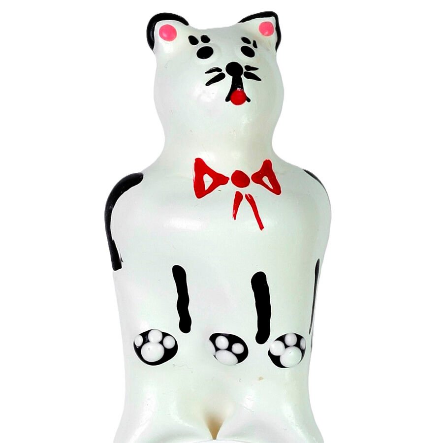 CONDOMERIE - PRESERVATIVO DECORATIVO PINTADO A MANO GATO MODELO XL - PRESERVATIVOS - El Arte del Placer