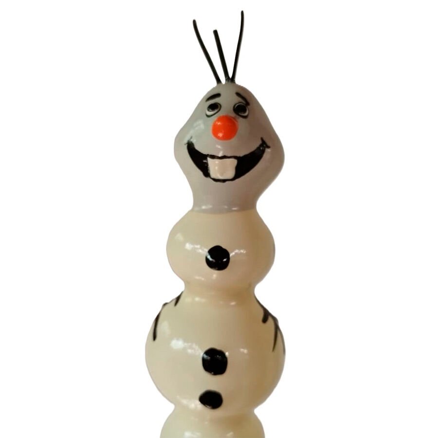 CONDOMERIE - PRESERVATIVO DECORATIVO PINTADO A MANO LINDO MUÑECO DE NIEVE XL - PRESERVATIVOS - El Arte del Placer