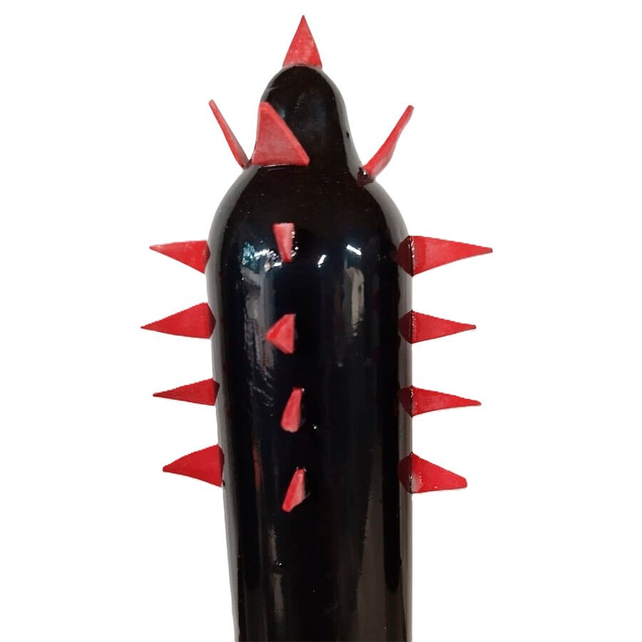 CONDOMERIE – PRESERVATIVO DECORATIVO PINTADO A MANO CACTUS - PRESERVATIVOS - El Arte del Placer