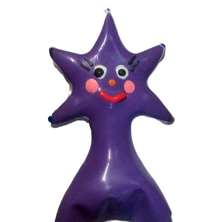 CONDOMERIE - PRESERVATIVO DECORATIVO PINTADO A MANO ESTRELLA FELIZ XL - PRESERVATIVOS - El Arte del Placer