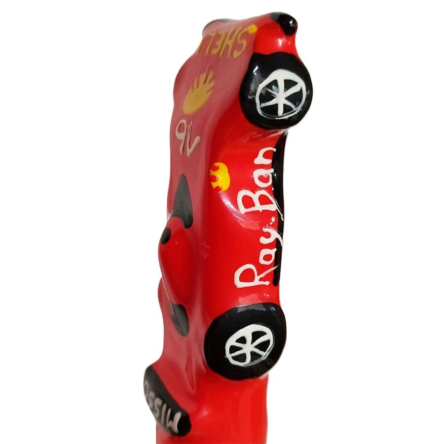 CONDOMERIE - PRESERVATIVO DECORATIVO PINTADO A MANO F1 FERRARI XL - PRESERVATIVOS - El Arte del Placer