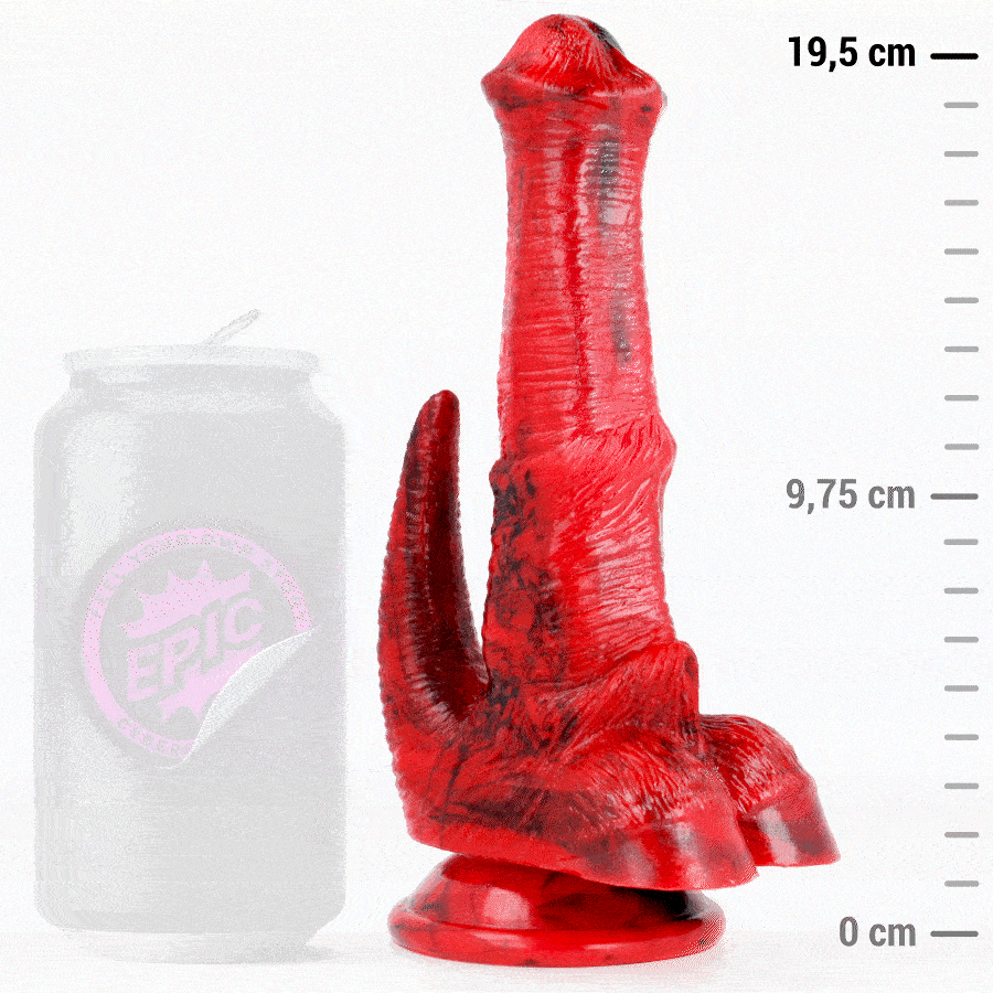 EPIC - VULCANUS DILDO DRAGÓN DE LA NOCHE - Dildos sin Vibración - El Arte del Placer