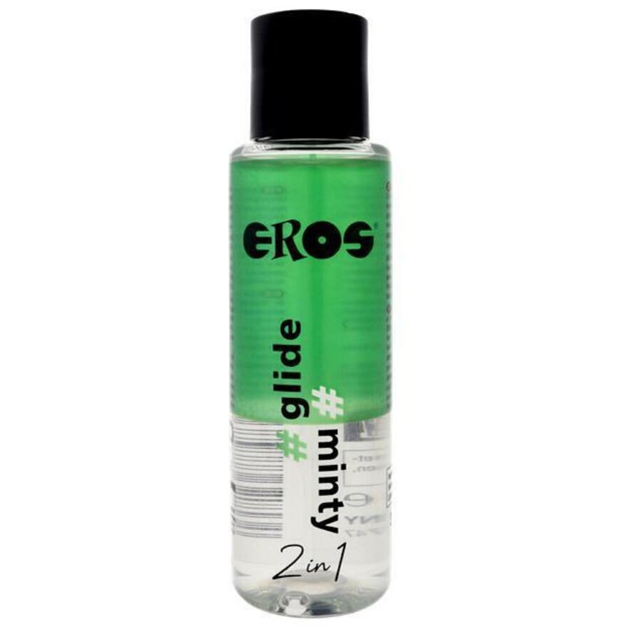 EROS - LUBRICANTE "2 EN 1" GLIDE MINTY BASE DE SILICONA 100 ML - DROGUERÍA - El Arte del Placer