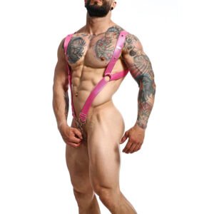 MOB - DNGEON ARNÉS DE RECTA ROSA TALLA ÚNICA - Arneses Hombre - El Arte del Placer