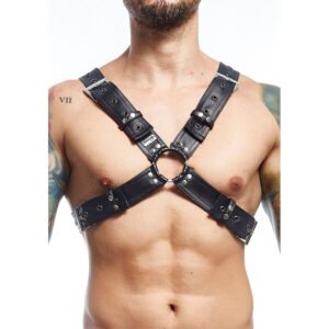 MOB - DNGEON CINTURÓN DE ARNÉS NEGRO TALLA ÚNICA X - Arneses Hombre - El Arte del Placer