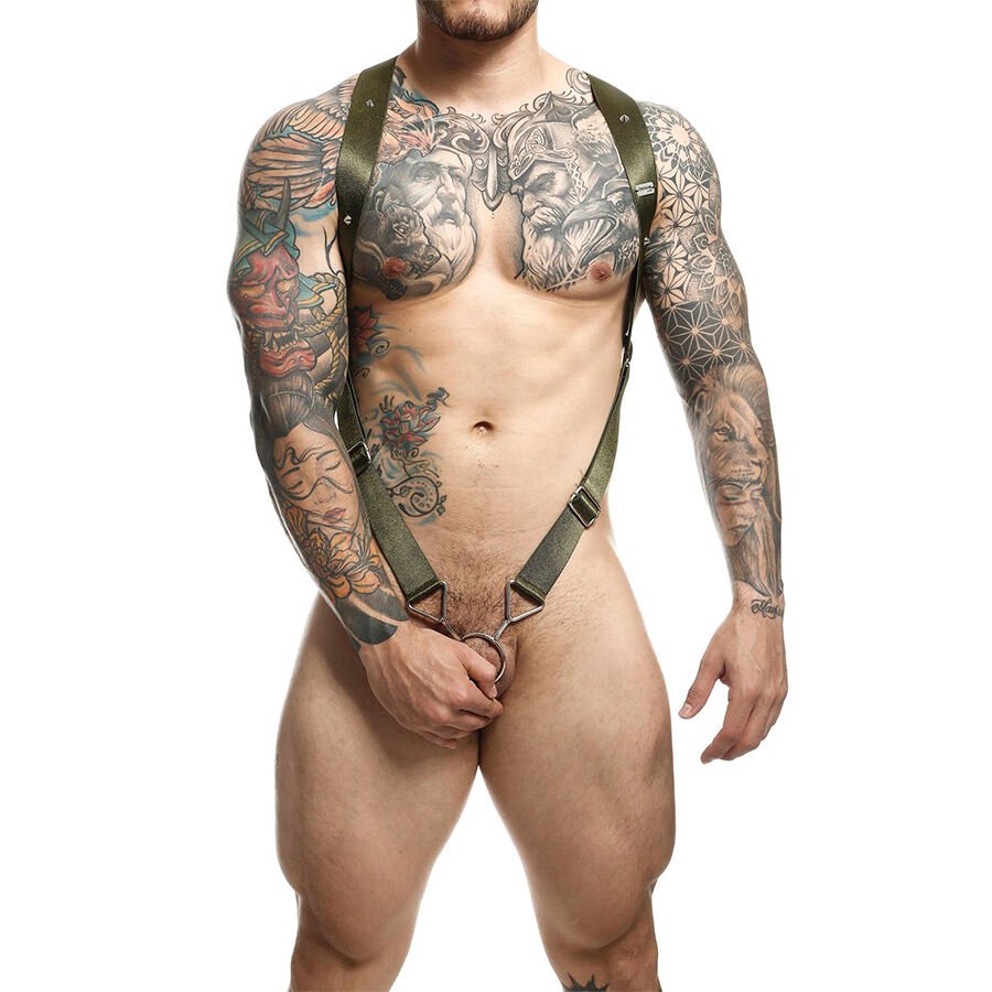 MOB – DNGEON ARNÉS DE ESPALDA CRUZADA TALLA - Arneses Hombre - El Arte del Placer