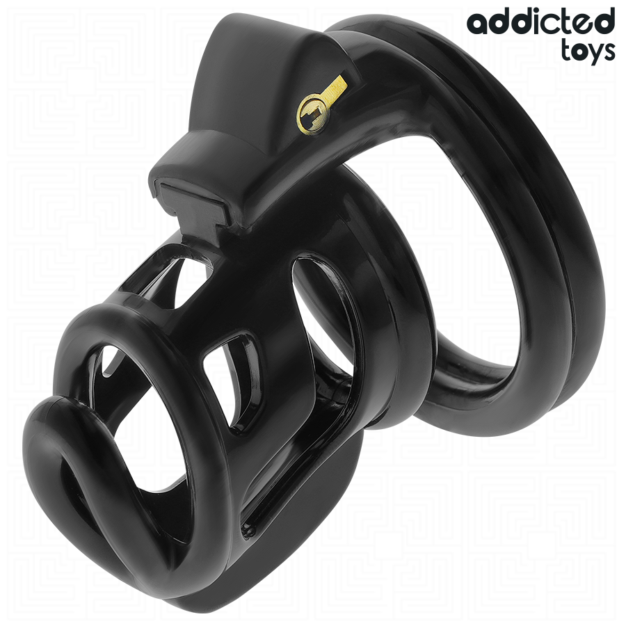 ADDICTED TOYS LOCKED - GILDEN CAGE JAULA PARA PENE DE SILICONA 8,5 CM - Artículos BDSM - El Arte del Placer
