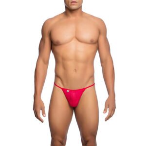 MOB – V-STRING DE MICROFIBRA ROJA TALLA - Lencería Hombre - El Arte del Placer