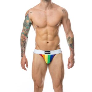 MOB – JOCK CLASICO STRIPE RAINBOW TALLA - Jockstraps - El Arte del Placer
