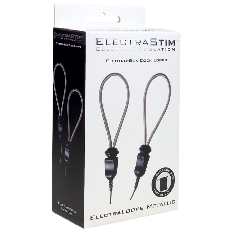 ELECTRASTIM - ELECTRALOOPS E-STIM ANILLOS METÁLICOS AJUSTABLES PARA EL PENE - Anillas pene metal BDSM - El Arte del Pla…