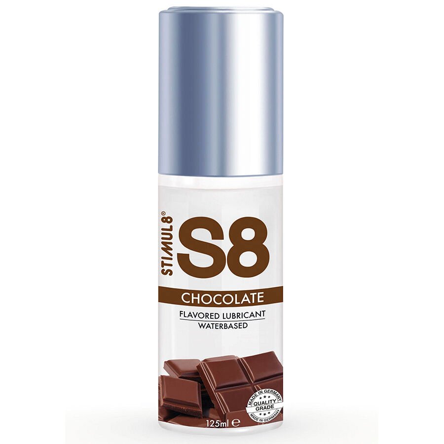 STIMUL8 - S8 LUBRICANTE DE CHOCOLATE 125 ML - Con deliciosos Sabores - El Arte del Placer